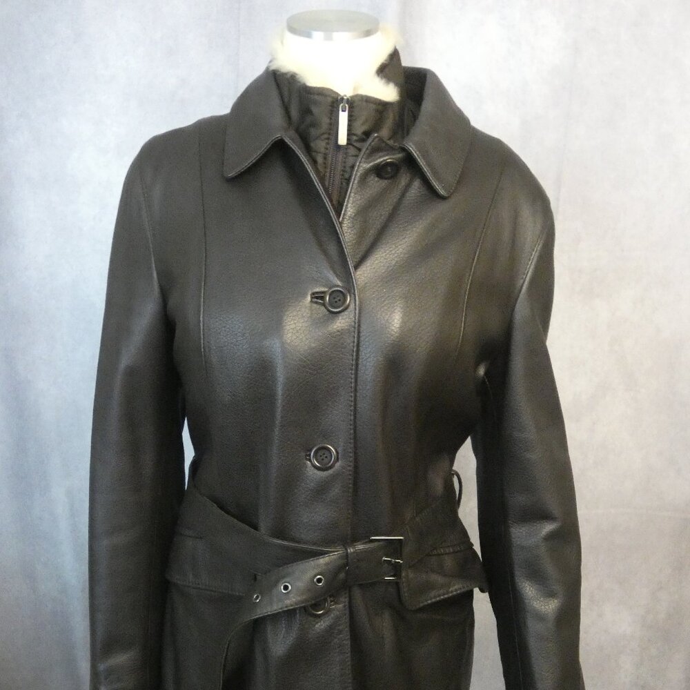 Vintage Fratelli Rosetti Coat with Fur Lined Vest